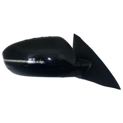 1710 | 2014-2015 KIA OPTIMA RT Mirror outside rear view USA Built; w/Signal Lamp; Pwr-Folding; w/o Blind Spot Detection; PTM | KI1321176|876204C510