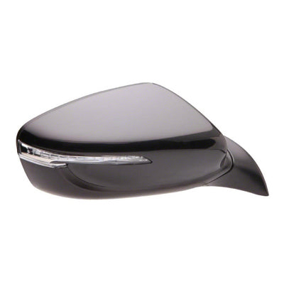 1321 | 2014-2016 KIA FORTE5 RT Mirror outside rear view Power; Heated; w/Puddle lamp; w/Signal Lamp; Pwr Folding; Black/PTM | KI1321184|87620A7280