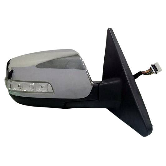 1710 | 2014-2015 KIA SORENTO RT Mirror outside rear view w/Blind Spot Mirror; Chrome | KI1321212|876201U720