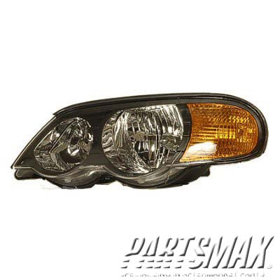 2502 | 2002-2004 KIA SPECTRA LT Headlamp assy composite 4dr hatchback; from 5/01; early design | KI2502109|0K2SR51040C