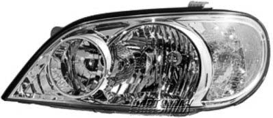 2502 | 2002-2005 KIA SEDONA LT Headlamp assy composite includes park/signal/marker lamps | KI2502110|0K52Y51040A