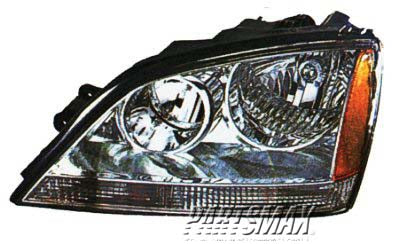 2502 | 2003-2004 KIA SORENTO LT Headlamp assy composite combination lamp | KI2502113|921013E040