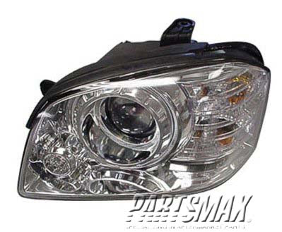 2502 | 2005-2006 KIA OPTIMA LT Headlamp assy composite all | KI2502123|921013C551