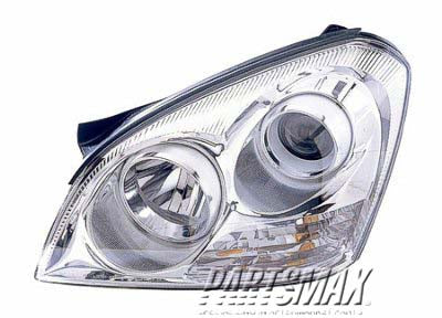 2502 | 2006-2007 KIA MAGENTIS LT Headlamp assy composite w/o appearance package | KI2502124|921012G060