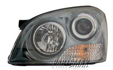 2502 | 2006-2007 KIA MAGENTIS LT Headlamp assy composite w/appearance package | KI2502125|921012G050