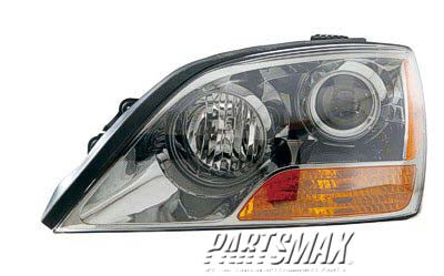1150 | 2007-2007 KIA SORENTO LT Headlamp assy composite all | KI2502126|921013E540