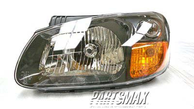2502 | 2008-2009 KIA SPECTRA5 LT Headlamp assy composite  | KI2502136|921011L011