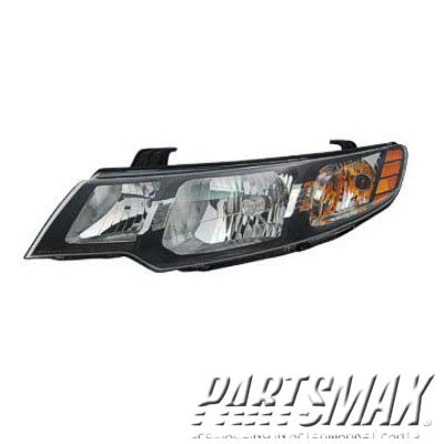2502 | 2010-2013 KIA FORTE LT Headlamp assy composite Sedan | KI2502141|921011M230