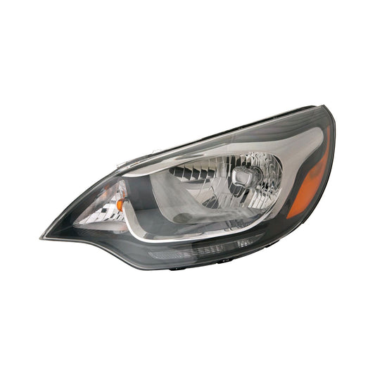 2502 | 2012-2017 KIA RIO LT Headlamp assy composite EX|LX; Sedan; w/o LED Position Lamp | KI2502159|921011W100
