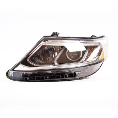 2502 | 2014-2015 KIA SORENTO LT Headlamp assy composite LX; Halogen; w/Auto Level Control | KI2502164|921011U500