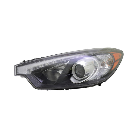 2502 | 2015-2016 KIA FORTE LT Headlamp assy composite Sedan; Halogen; w/LED Position Lamp; From 10-17-14 | KI2502194|92101A7211