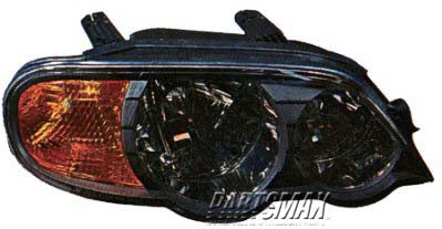 2503 | 2002-2004 KIA SPECTRA RT Headlamp assy composite 4dr hatchback; from 5/01; early design | KI2503109|0K2SR51030C