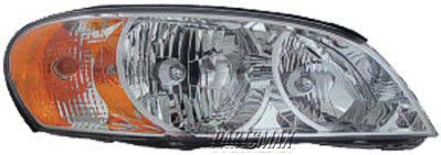 1160 | 2002-2004 KIA SPECTRA RT Headlamp assy composite 4dr sedan; early design | KI2503111|0K2NB51030B
