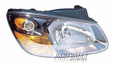 2503 | 2007-2007 KIA SPECTRA5 RT Headlamp assy composite  | KI2503130|921021L010
