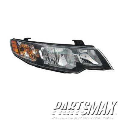 2503 |  2010-2013 KIA FORTE RT Headlamp assy composite Sedan | KI2503141|921021M230