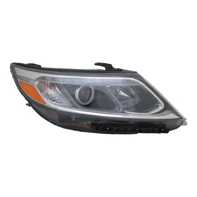 2503 | 2014-2015 KIA SORENTO RT Headlamp assy composite EX|SX; Halogen; w/o Auto Level Control | KI2503165|921021U600