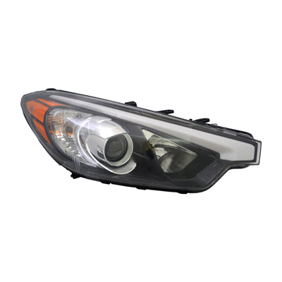 2503 | 2014-2016 KIA FORTE RT Headlamp assy composite Sedan; Halogen; w/o LED Position Lamp | KI2503170|92102A7200