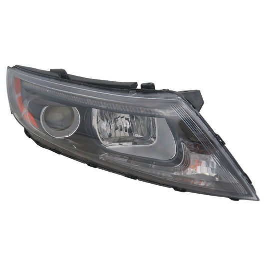 2503 | 2014-2015 KIA OPTIMA RT Headlamp assy composite Halogen; USA Built; w/LED Position Lamp | KI2503176|921024C551