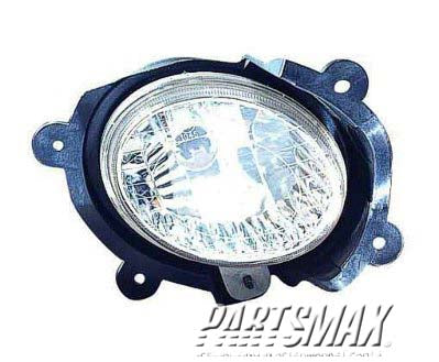 2592 | 2004-2006 KIA SPECTRA LT Fog lamp assy 4dr sedan; new design | KI2592109|922012F000