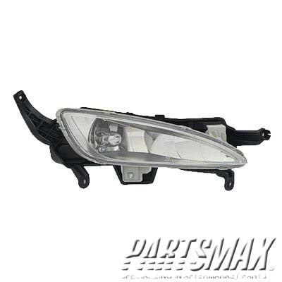 1570 | 2011-2013 KIA OPTIMA RT Fog lamp assy Exc HYBRID | KI2593124|922022T010