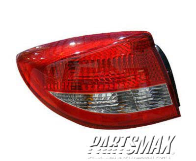 2800 | 2003-2005 KIA RIO LT Taillamp assy 4dr sedan | KI2800113|92401FD000