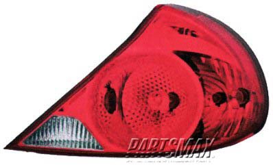 2801 | 2002-2004 KIA SPECTRA RT Taillamp assy 4dr sedan; early design | KI2801109|0K2NA51150A