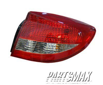 2080 | 2003-2005 KIA RIO RT Taillamp assy 4dr sedan | KI2801113|92402FD000