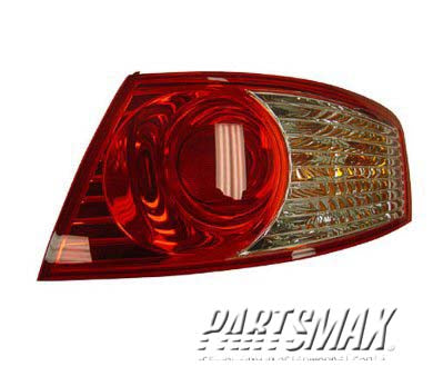 2080 | 2004-2006 KIA AMANTI RT Taillamp assy quarter panel mounted | KI2801126|924023F020