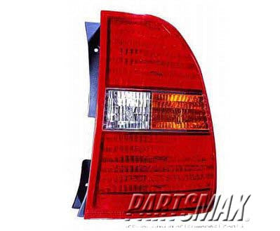 2801 | 2005-2010 KIA SPORTAGE RT Taillamp assy all; Orange/Clear Center | KI2801127|924021F021
