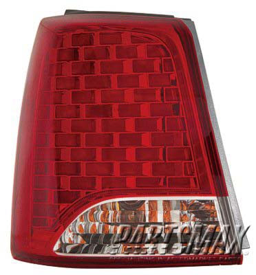 2804 | 2011-2013 KIA SORENTO LT Taillamp assy outer EX|LX | KI2804103|924011U000