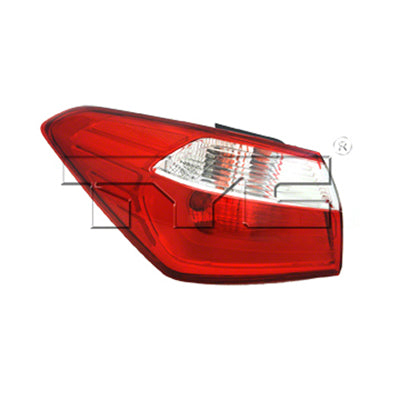 2110 | 2014-2016 KIA FORTE LT Taillamp assy outer Sedan; Halogen | KI2804112|92401A7000