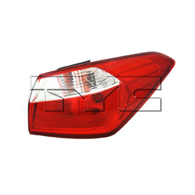 2805 | 2014-2016 KIA FORTE RT Taillamp assy outer Sedan; Halogen | KI2805112|92402A7000