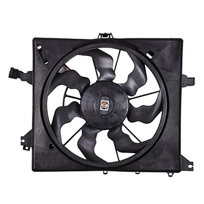 3115 | 2014-2016 KIA FORTE5 Radiator cooling fan assy 1.6L; w/o Control Module; Motor/Blade/Shroud Assy; see notes | KI3115139|25350A7000-PFM