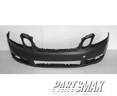 1000 | 2006-2007 LEXUS GS300 Front bumper cover w/Headlamp Washer; w/o Park Sensor; prime | LX1000152|5211930967