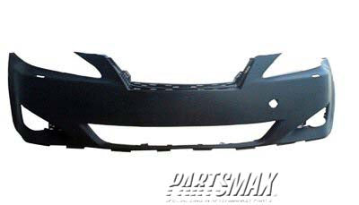 1000 | 2006-2008 LEXUS IS250 Front bumper cover w/o Pre-Collision System; w/Headlamp Washer; prime | LX1000162|5211953918