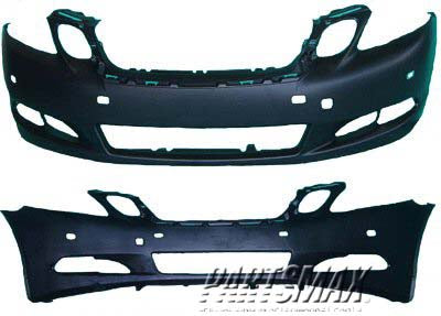 1000 | 2008-2011 LEXUS GS460 Front bumper cover w/Clearance; w/Headlamp Washer; prime | LX1000177|5211930982