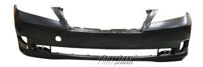 250 | 2010-2012 LEXUS ES350 Front bumper cover w/o Parking Sensor; prime | LX1000200|5211933972