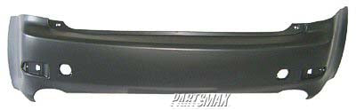 2430 | 2006-2008 LEXUS IS350 Rear bumper cover w/o park sensor; prime | LX1100129|5215953905