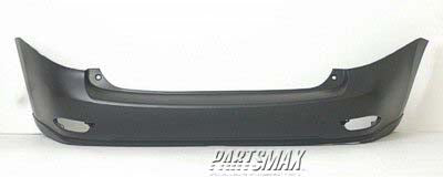 2430 | 2010-2015 LEXUS RX350 Rear bumper cover w/o Parking Sensors; prime | LX1100142|521050E902