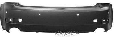 1100 | 2011-2013 LEXUS IS250 Rear bumper cover w/Park Distance Sensors; prime | LX1100154|5215953933