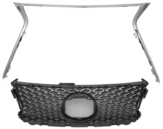 1200 | 2014-2014 LEXUS IS250 Grille assy F SPORT; w/o Crafted Line Edition; w/Moulding; To 5-13 | LX1200171|5311253060