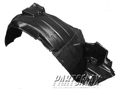 1251 | 2001-2001 LEXUS IS300 RT Front fender splash shield fender liner | LX1251102|5387553023