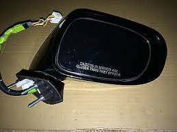 1710 | 2014-2015 LEXUS CT200h RT Mirror outside rear view w/o F Sport Pkg; Non-Electrochromic; Textured Black | LX1321149|8791076142C0-PFM