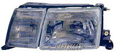 2502 | 1990-1992 LEXUS LS400 LT Headlamp assy composite all | LX2502102|8115050011