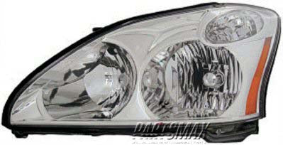 2502 | 2004-2006 LEXUS RX330 LT Headlamp assy composite w/o HID lamps | LX2502123|8117048200