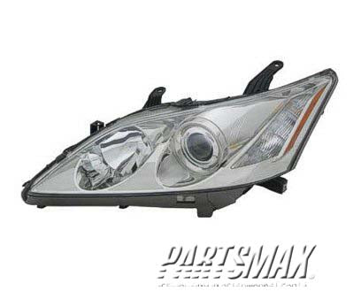 2502 | 2007-2009 LEXUS ES350 LT Headlamp assy composite w/o HID | LX2502134|8117033670