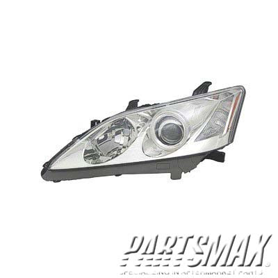 2502 | 2007-2009 LEXUS ES350 LT Headlamp assy composite w/HID | LX2502142|8118533680