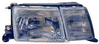 2503 | 1990-1992 LEXUS LS400 RT Headlamp assy composite all | LX2503102|8111050011