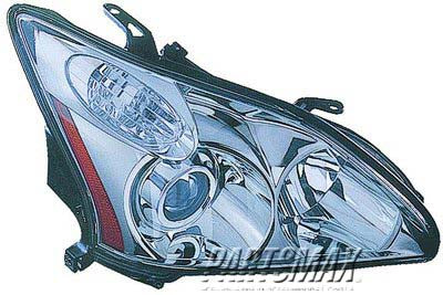 2503 | 2004-2006 LEXUS RX330 RT Headlamp assy composite w/HID lamps; w/o auto adjust | LX2503122|8114548210