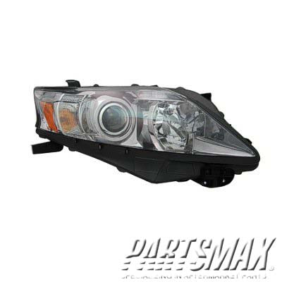 2503 | 2010-2012 LEXUS RX350 RT Headlamp assy composite Halogen; Type 1; Canada Built; Chrome Bezel | LX2503147|811100E050